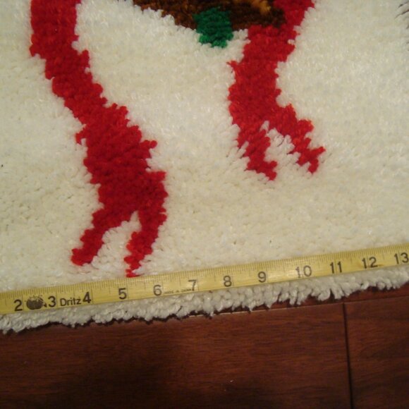 Handmade Christmas Latch Hook Wall Decor Holiday Vintage Christmas Decoration - Picture 5 of 7